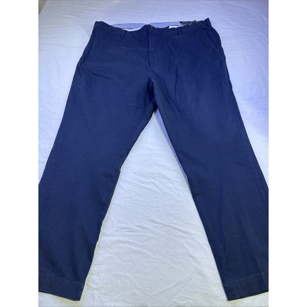 Polo Ralph Lauren The Polo Chino Men 46Bx32 Stretch Straight Fit Pants  NAVY